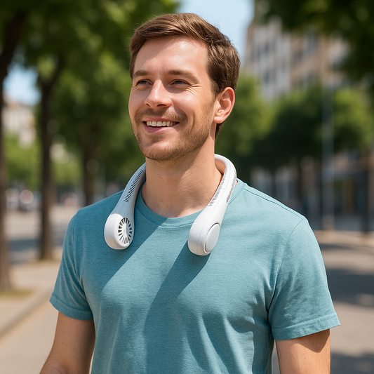 BreezeNeck™ - Ventilador de Cuello Portatil